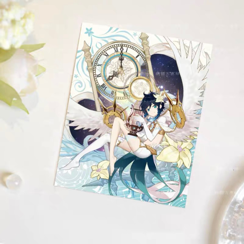 Card bo góc pola Genshin Impact Mondstadt & Liyue & Inazuma hàng artist có bản quyền