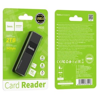 Đầu đọc thẻ hoco hb20 3.0 tốc độ cao hỗ trợ đọc thẻ nhớ tf/sd