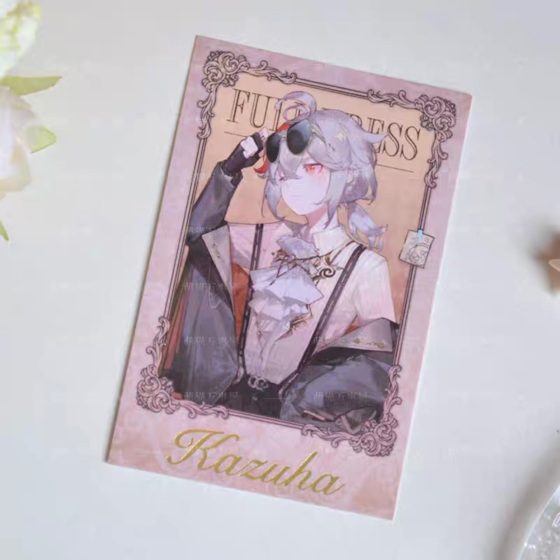 Card bo góc pola Genshin Impact Mondstadt & Liyue & Inazuma hàng artist có bản quyền
