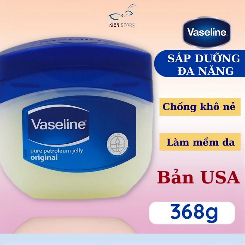 (Chính Hãng) Sáp dưỡng ẩm đa năng VASELINE Pure Petroleum Jelly Original Mỹ 49g