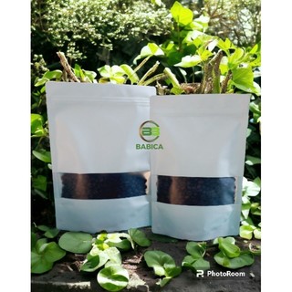 1 kg túi zip cửa sổ trắng size 18 x 26