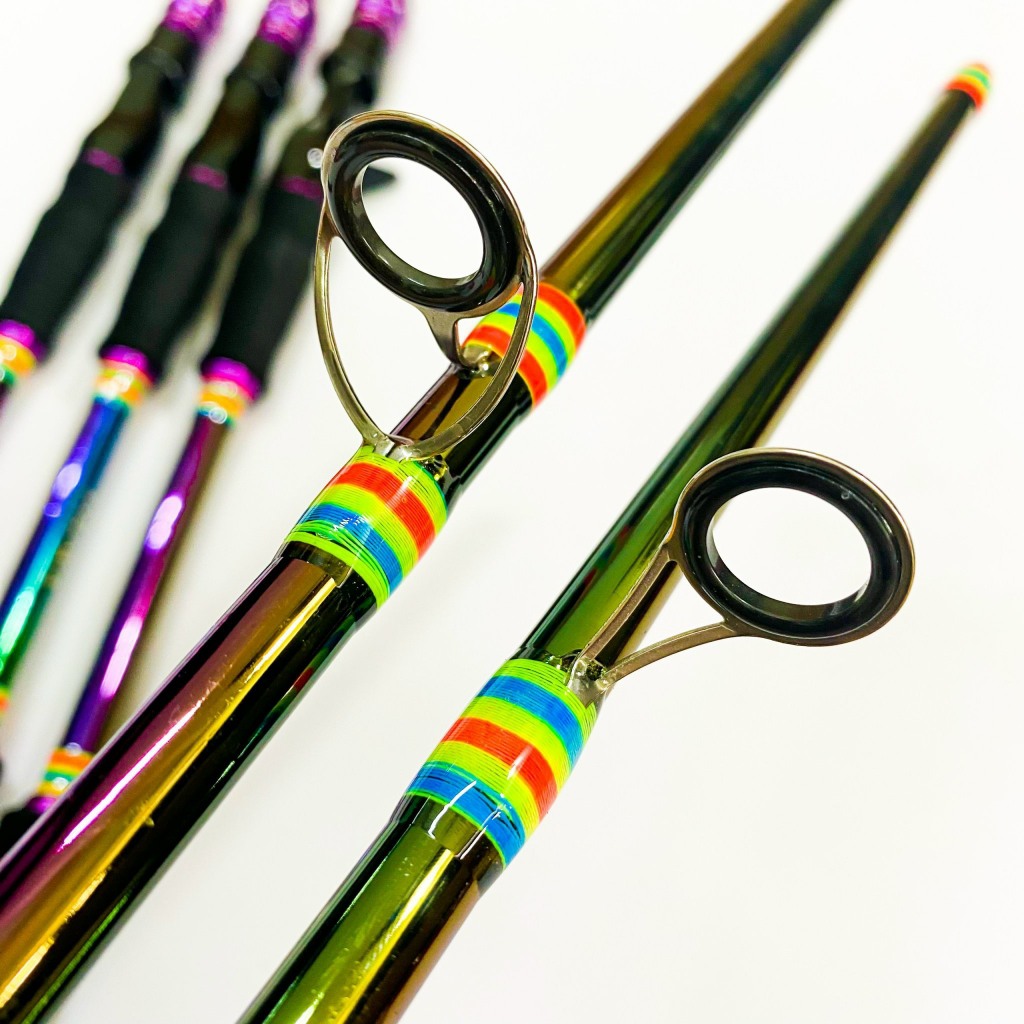 Cần câu lure máy ngang và máy đứng CARBON TITAN  TOÀN THÂN