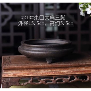 Chậu tròn 3 chân - Chậu Bonsai Trung Quốc - Chậu Bonsai Mini