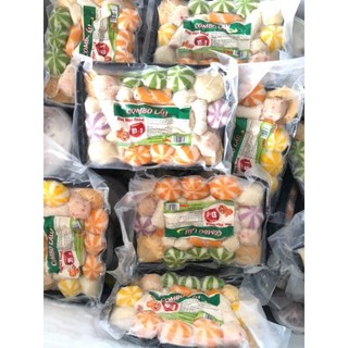 Viên thả lẩu hải sản bánh bao 500gr❤️SHIP HOẢ TỐC HÀ NỘI❤️Viên thả lẩu, xiên que, chiên, hấp, nấu, xào ăn kèm tokbokki