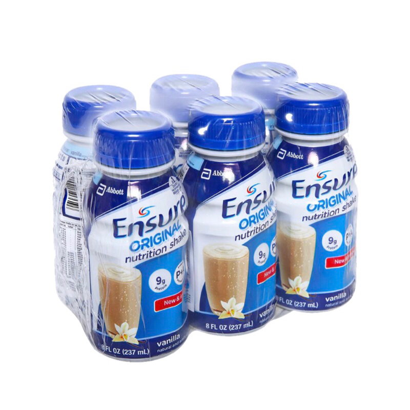 Sữa Ensure Vanila 237ml lốc 6 chai