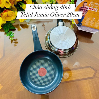 🇩🇪chảo chống dính cao cấp tefal jamie oliver titanium 20cm chính hãng từ đức