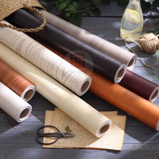 Giấy dán gỗ chống thấm nước sẵn keo khổ 1.2m, decal vân gỗ dán bàn tủ tường kệ đẹp giá rẻ