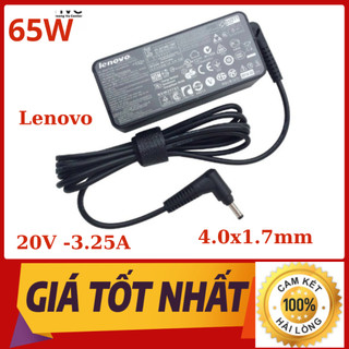 Sạc Laptop Lenovo 20V - 3.25A- 65W  Chân 4.0*1.7mm, Tặng Kèm Dây Nguồn, Bảo Hành 12 Tháng