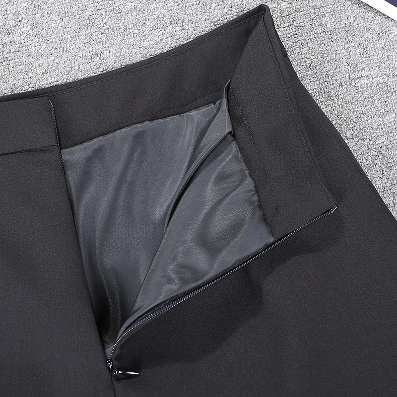 Chân váy chữ A xếp ly đính nơ. Quần váy chữ A hai lớp lưng cao phong cách hàn quốc