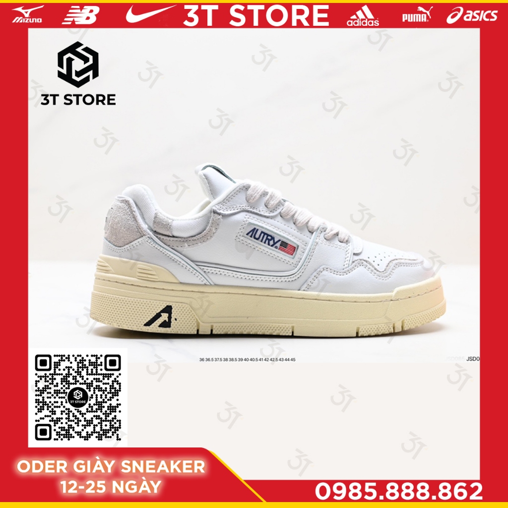 GIÀY SNEAKER MÃ SẢN PHẨM: _Autry 01 Low Man Leat_FULL BOX_FREE SHIP TOÀN QUỐC