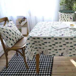 (75*150CM_75*100CM/ VẢI THÔ VINTAGE) KHĂN TRẢI BÀN DÀI họa tiết caro, hoa lá, hình học / Khăn phủ đàn, Sofa