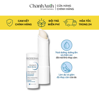Son dưỡng Bio Atoderm Levres 4g giữ và dưỡng ẩm giúp môi mềm mịn