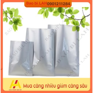 Túi ép 3 biên . túi ép 3 biên 2 mặt bạc đựng hoa quả sấy , cafe , chè, các loại mặt nạ , hạt giống..