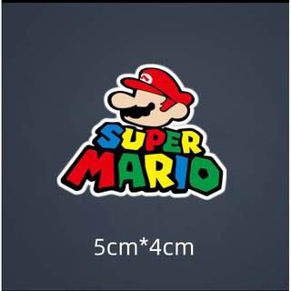 Tem Logo Sticker Super Mario 5cmx4cm Dễ Thương Vui Nhộn