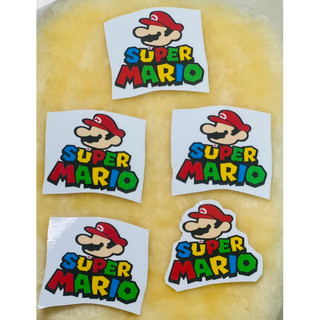 [FREESHIP] Tem Logo Sticker Super Mario 5cmx4cm Dễ Thương Vui Nhộn