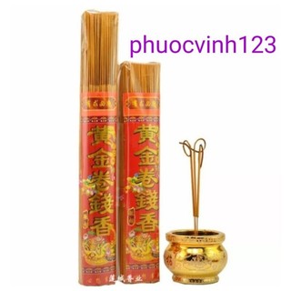 Sale nhang thần tài, nhang cuốn tàn vàng
