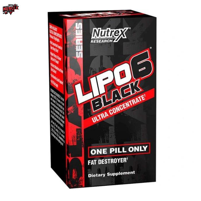 Nutrex Lipo-6 Black Ultra Concentrate, 60 Black-Caps