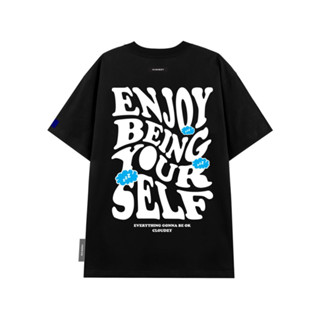 [ Hỏa tốc  ] Áo thun nữ nam unisex tay lỡ local brand form rộng oversize cotton CLOUDZY ENJOY - Resells By JustBU