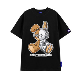 [ Hỏa tốc  ] Áo thun nữ nam unisex tay lỡ local brand form rộng oversize cotton CLOUDZY CONTROL - Resells By JustBU