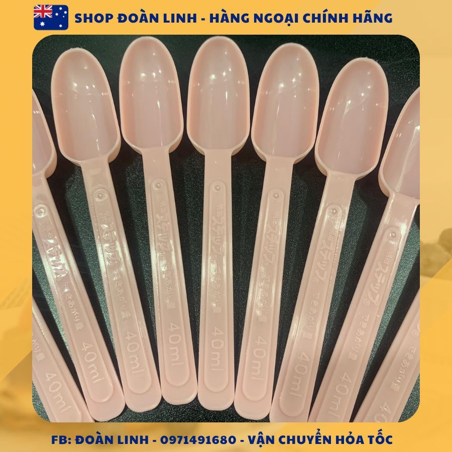 Thìa lẻ pha sữa Meiji 1-3, thìa cho bé uống nước, ăn dặm, Thìa thay thế meiji 40ml, Thìa đong sữa Meiji 1-3, bón sữa