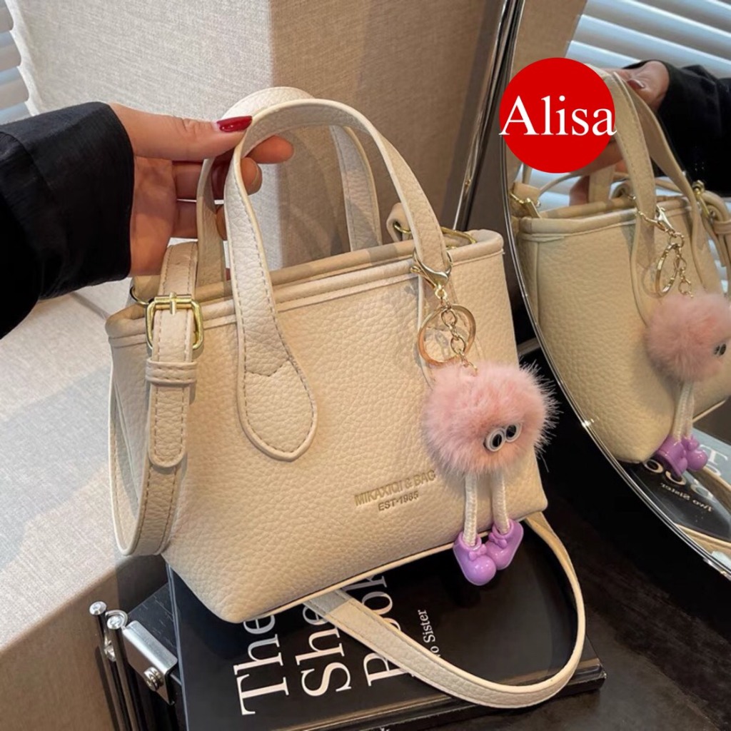 Túi xách nữ da mềm ngăn rộng phong cách tiểu thư SL123