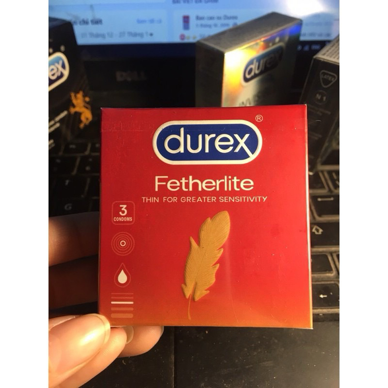 Bao Cao Su Durex hộp 3 chiếc