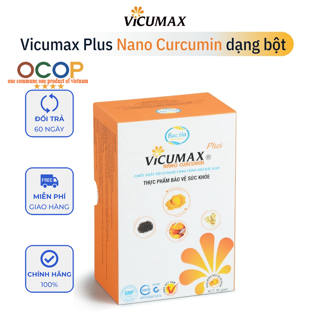 Vicumax Plus Nano Curcumin dạng bột