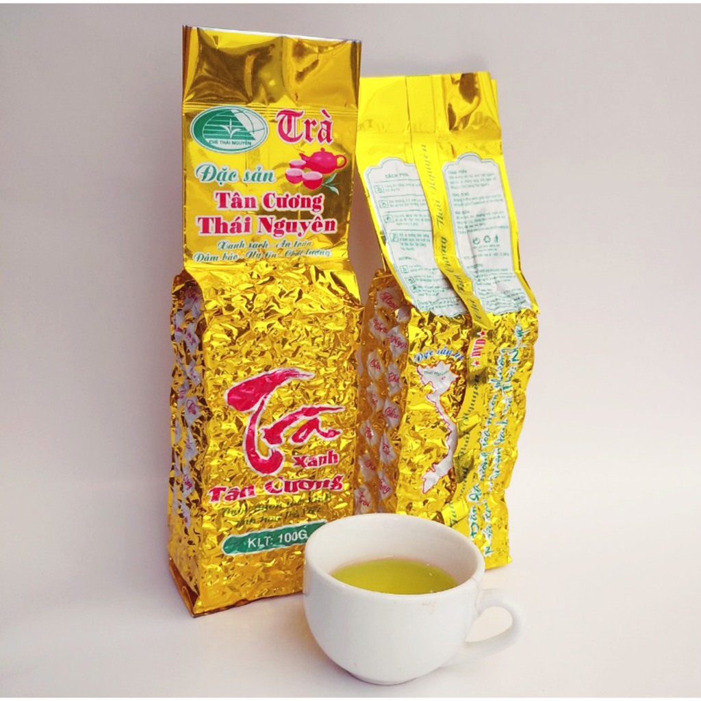 Trà Thái Nguyên - Chè búp giá rẻ đóng gói gói 100g chất lượng cao - đóng hàng quà tết, biếu tặng tuyệt vời
