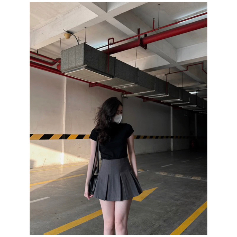 CHÂN VÁY CHỮ A LƯNG CAO XẾP LY TO CHẤT RUBY CAO CẤP HOTTREN LÊN DÁNG SIÊU XINH MA024