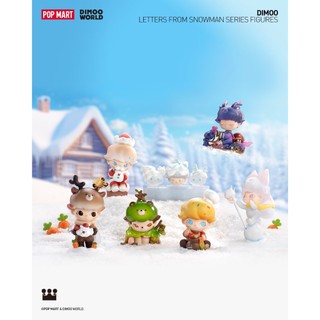 Pop mart dimoo letters from snowman series