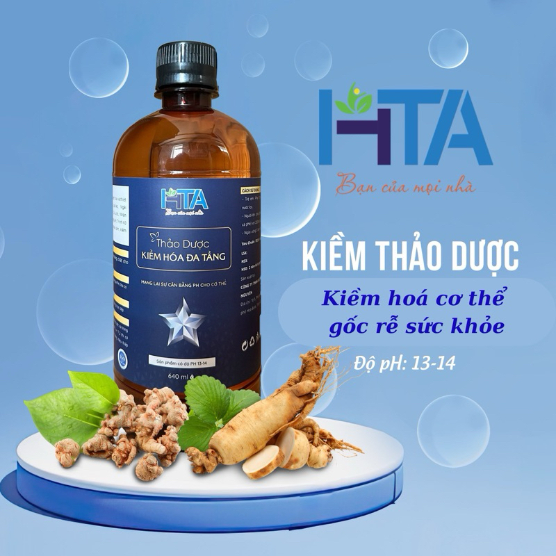 Thảo dược kiềm hoá đa tầng HTA ( Kiềm thảo dược ) 640ml