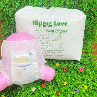 Tã quần hipgig cao cấp bỉm 100 miếng giá rẻ đủ size M tới 3XL, Tả em bé xuất Nhật từ 5-20kg