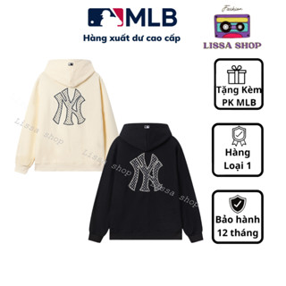  Áo Hoodie MLB Basic thêu chất nỉ cao cấp dành cho nam và nữ đầy đủ tag mac 