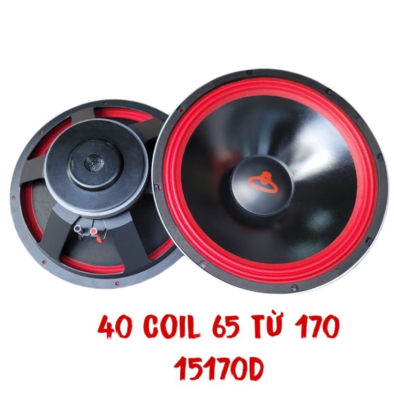 Loa Bass 40 Coil 65 Từ 170 China Viền Đỏ 15170D (1 Cái)