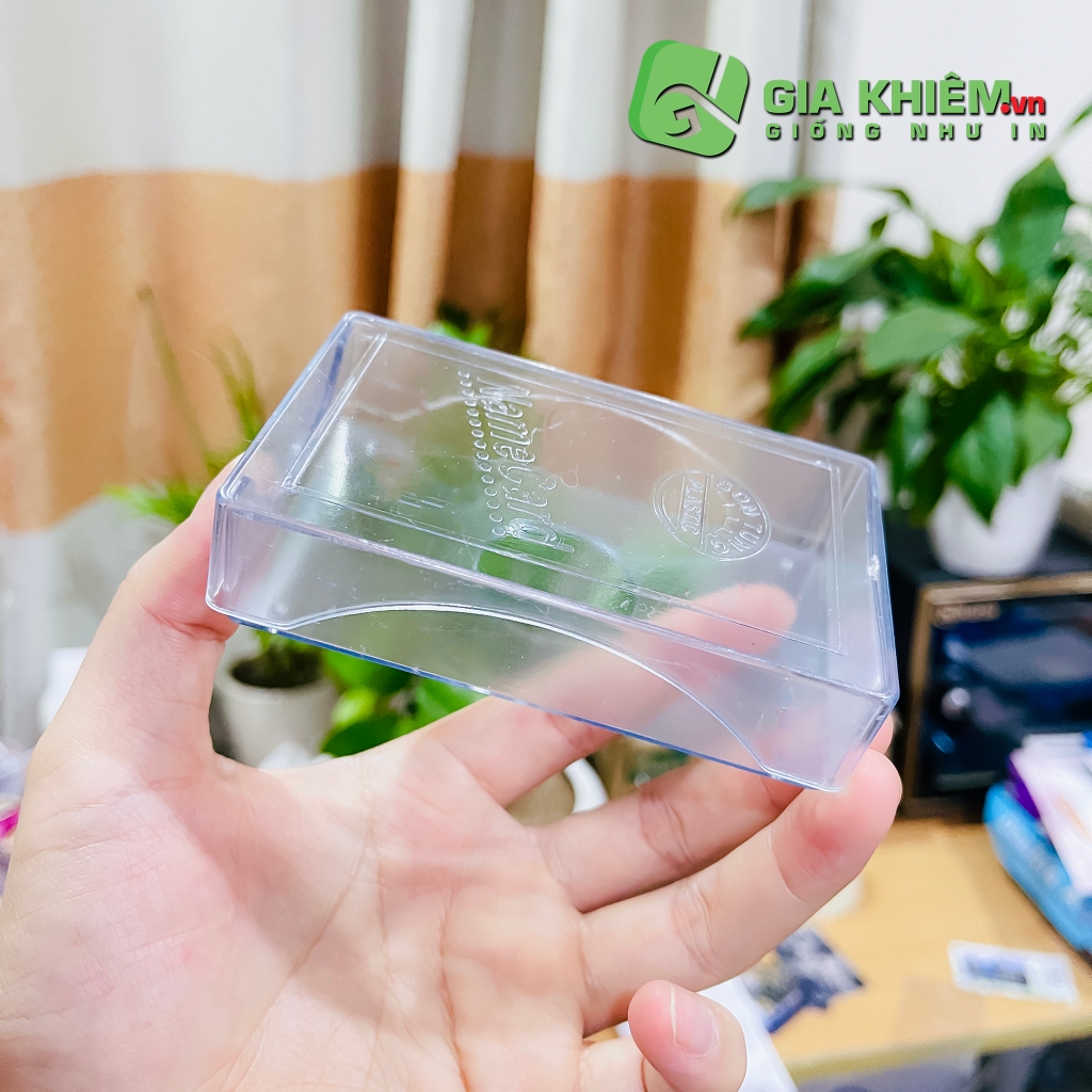 Hộp Nhựa cứng - Trong suốt đựng thẻ bo góc - Hộp đựng card