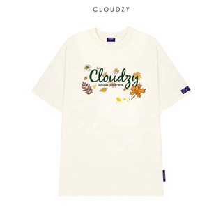 [ Hỏa tốc  ] Áo thun nữ nam unisex tay lỡ local brand form rộng oversize cotton CLOUDZY FALL- Resells By JustBU
