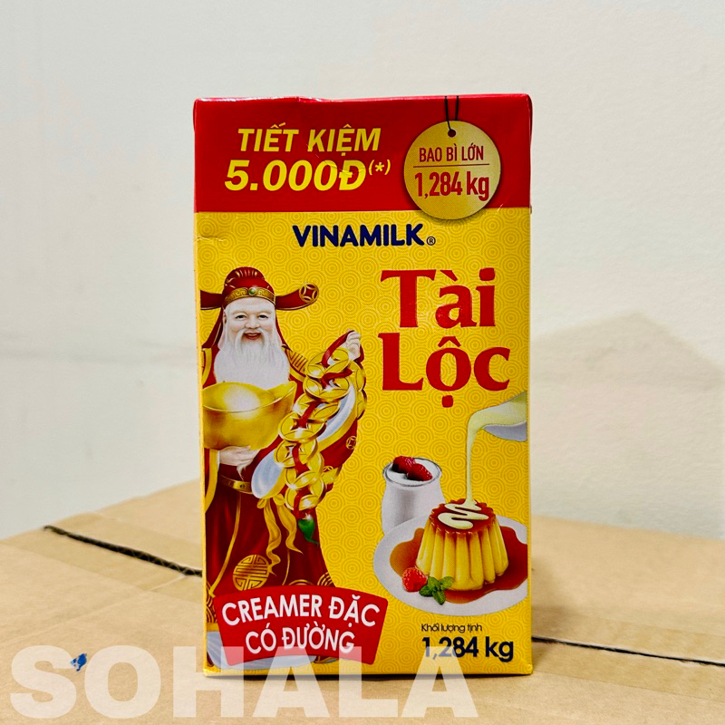 Sữa đặc Tài Lộc Vinamilk hộp 1284g