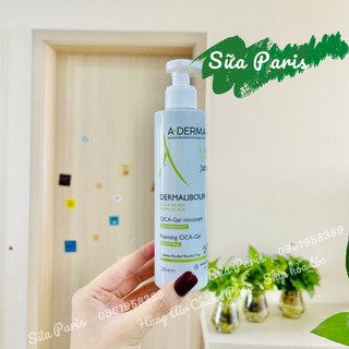 Gel rửa mặt làm sạch, làm dịu da kích ứng A-Derma Dermalibour+ Foaming Gel 200ml, hàng Pháp nội địa_Sữa Paris Aderma