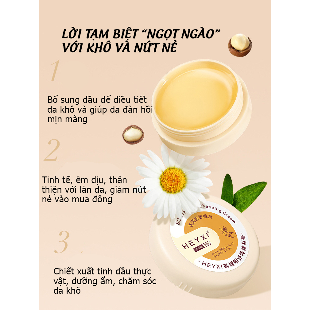 Kem Chống Nẻ , Kem Dưỡng Ẩm Chống Nứt Nẻ Da Heyxi 20g