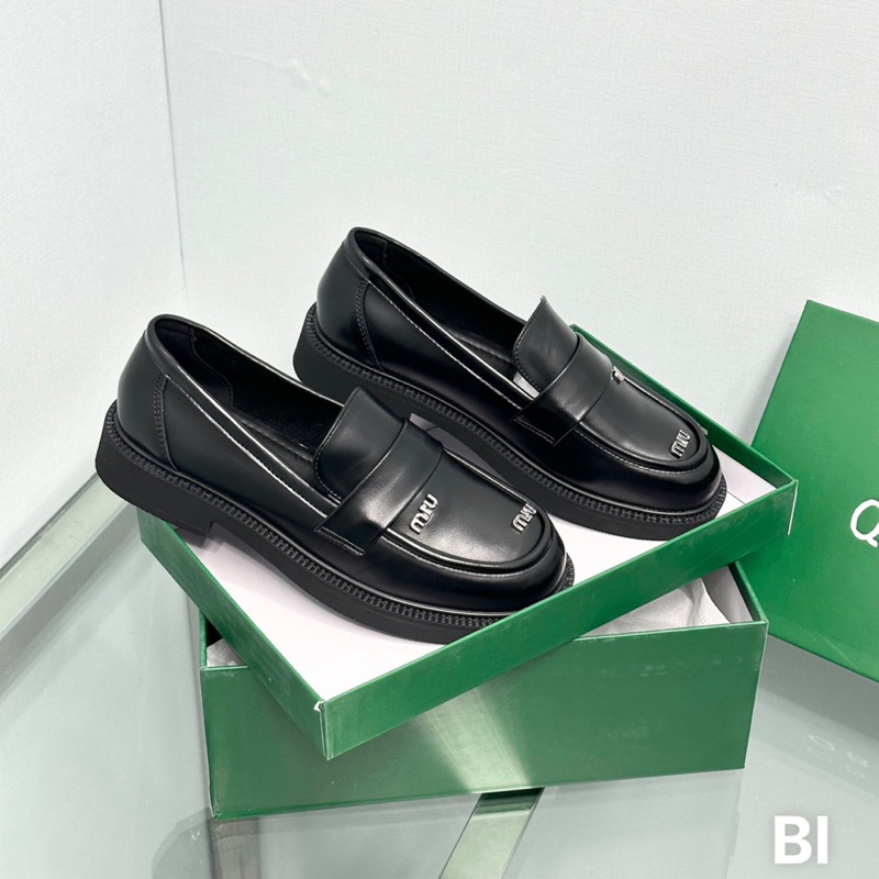 Giầy Moca Khoá Đá Miu Đen Bóng/Mờ Full Size 35-39  -  By Anh Dinh Phuong