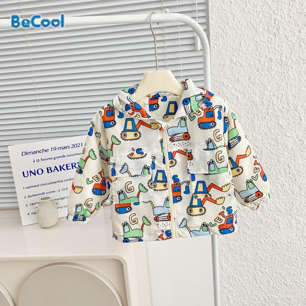 Áo Khoác Nỉ Nhung Lót Bông Trẻ Em Dày Dặn Hình Gấu Siêu Ấm Cho Bé Trai Bé Gái MOOBABY SHOP