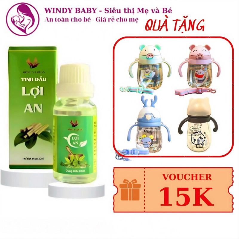 Tinh dầu Lợi An - Tinh dầu tràm, trầu không, bạc hà dung tích 20ml