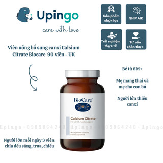 Canxi Citrate Biocare 90 viên mẫu mới - Biocare Calcium Citrate