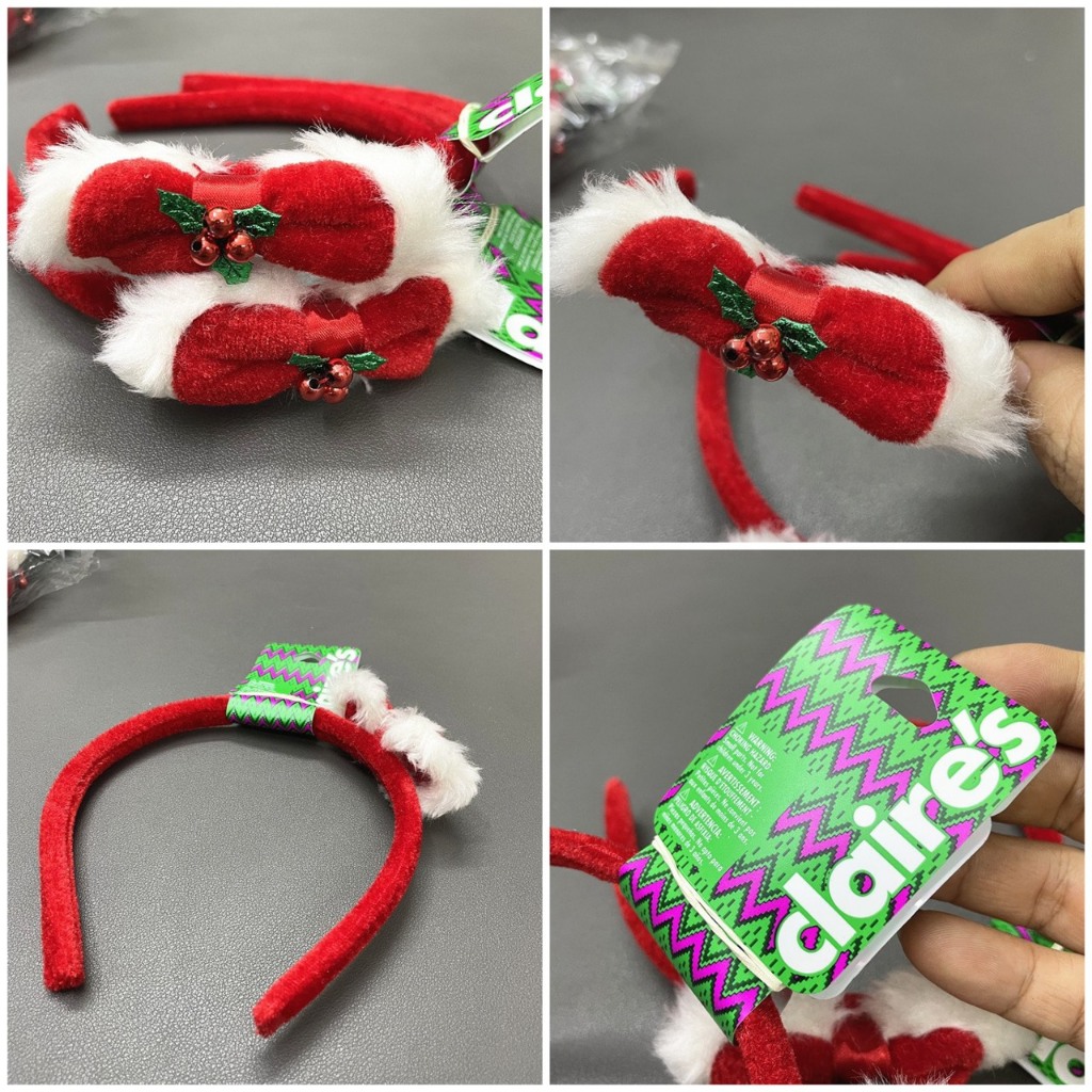 Phụ kiện giáng sinh cho bé, băng đô bờm cài tóc kẹp tóc giáng sinh, mắt kính noel, mũ nón ông già noel cho trẻ em