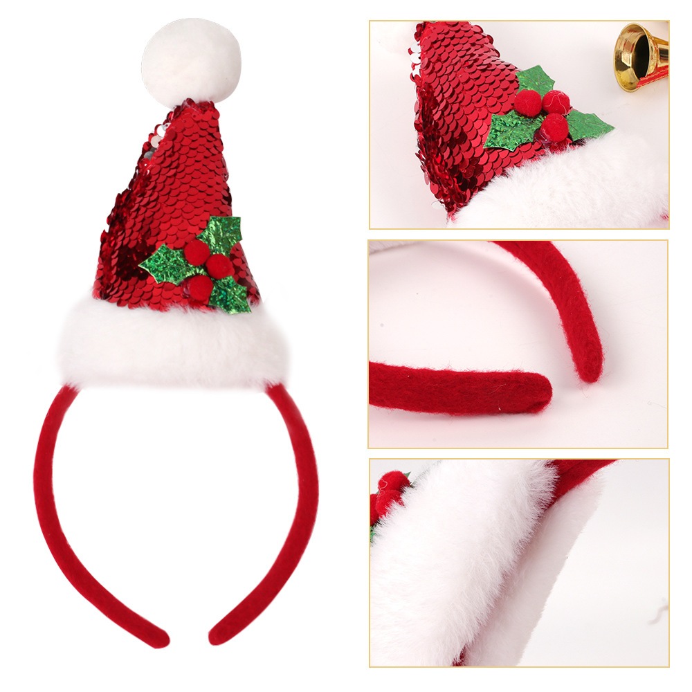 Phụ kiện giáng sinh cho bé, băng đô bờm cài tóc kẹp tóc giáng sinh, mắt kính noel, mũ nón ông già noel cho trẻ em