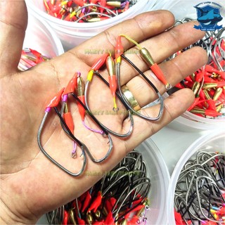 Lưỡi câu cá lóc siêu bén, lưỡi nhái thật thép trắng không rỉ 2ly - 5.5cm