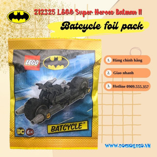 212325 Đồ chơi lắp ráp Iego Super Heroes Batman II Batcycle paper bag - Xe của người dơi
