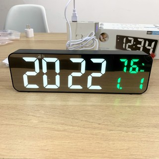 Đồng hồ điện tử led để bàn, treo tường có độ ẩm, nhiệt độ, ngày tháng, hẹn báo thức