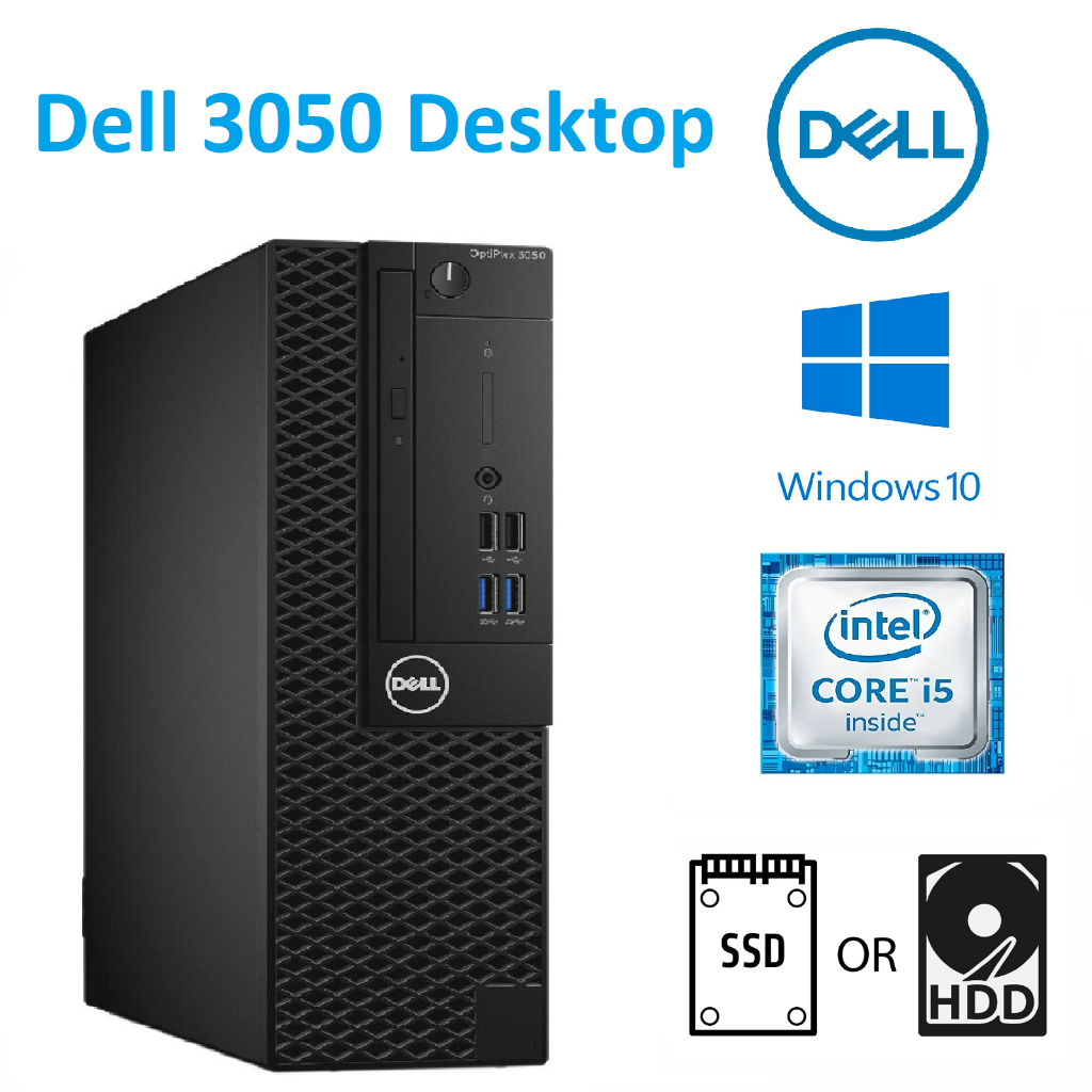 Bộ máy tính để bàn DELL optilex  3050 Core i3 i5 i7 Ram 8G, SSD 256G