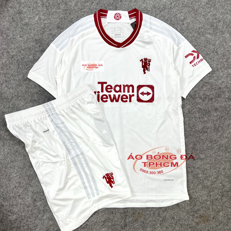 MU.mùa23/24-Áo Bóng Đá bản FAN hàng Thái cao cấp-23/24~MUtrắng